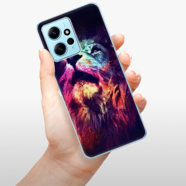 Silikonové pouzdro iSaprio - Xiaomi Redmi Note 12 5G / Xiaomi Poco X5 5G - Lion in Colors