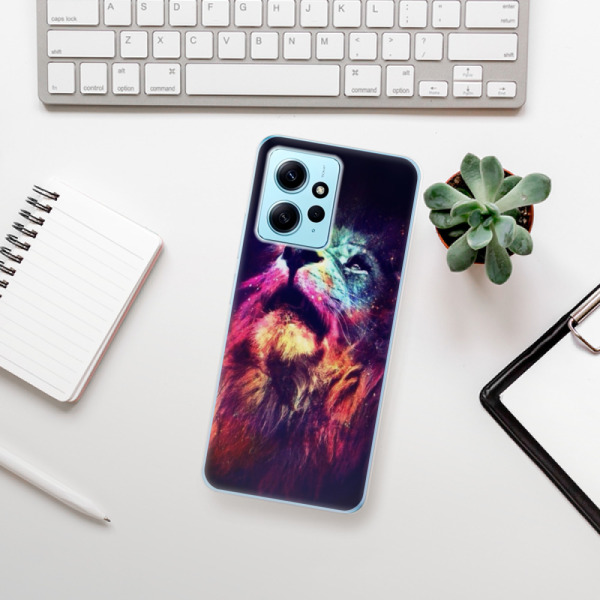 Silikonové pouzdro iSaprio - Xiaomi Redmi Note 12 5G / Xiaomi Poco X5 5G - Lion in Colors