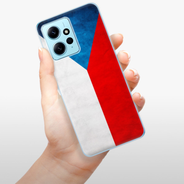 Silikonové pouzdro iSaprio - Xiaomi Redmi Note 12 5G / Xiaomi Poco X5 5G - Czech Flag