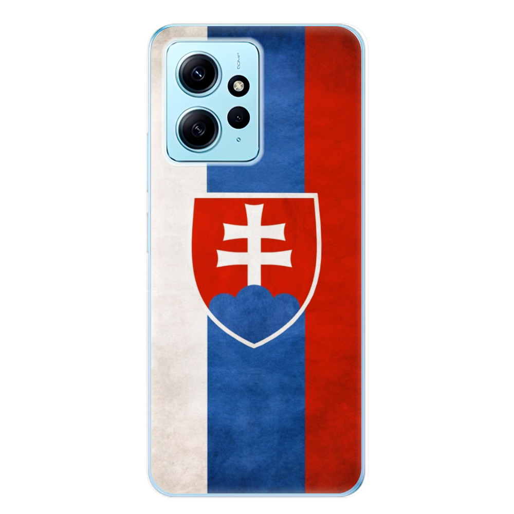 Odolné silikonové pouzdro iSaprio - Slovakia Flag - Xiaomi Redmi Note 12 5G