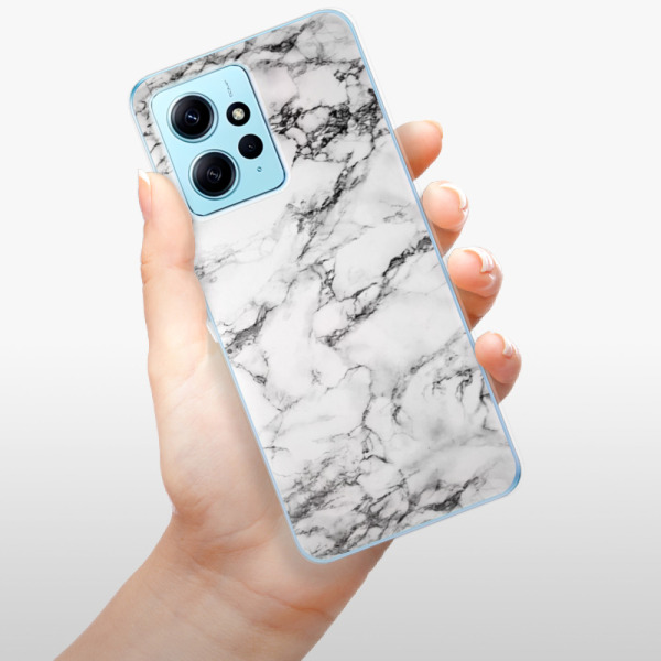 Silikonové pouzdro iSaprio - Xiaomi Redmi Note 12 5G / Xiaomi Poco X5 5G - White Marble 01