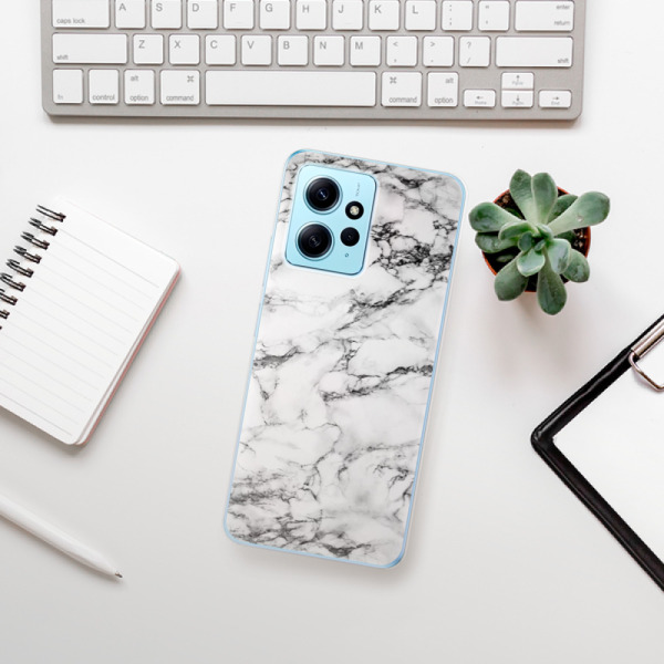 Silikonové pouzdro iSaprio - Xiaomi Redmi Note 12 5G / Xiaomi Poco X5 5G - White Marble 01