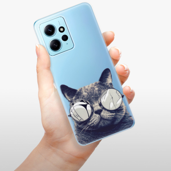 Silikonové pouzdro iSaprio - Xiaomi Redmi Note 12 5G / Xiaomi Poco X5 5G - Crazy Cat 01