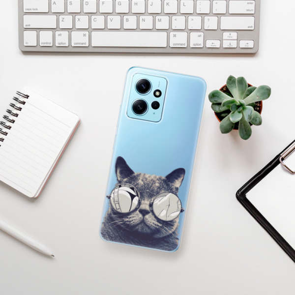 Silikonové pouzdro iSaprio - Xiaomi Redmi Note 12 5G / Xiaomi Poco X5 5G - Crazy Cat 01