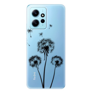 Silikonové pouzdro iSaprio - Xiaomi Redmi Note 12 5G / Xiaomi Poco X5 5G - Three Dandelions black