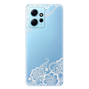 Silikonové pouzdro iSaprio - Xiaomi Redmi Note 12 5G / Xiaomi Poco X5 5G - White Lace 02