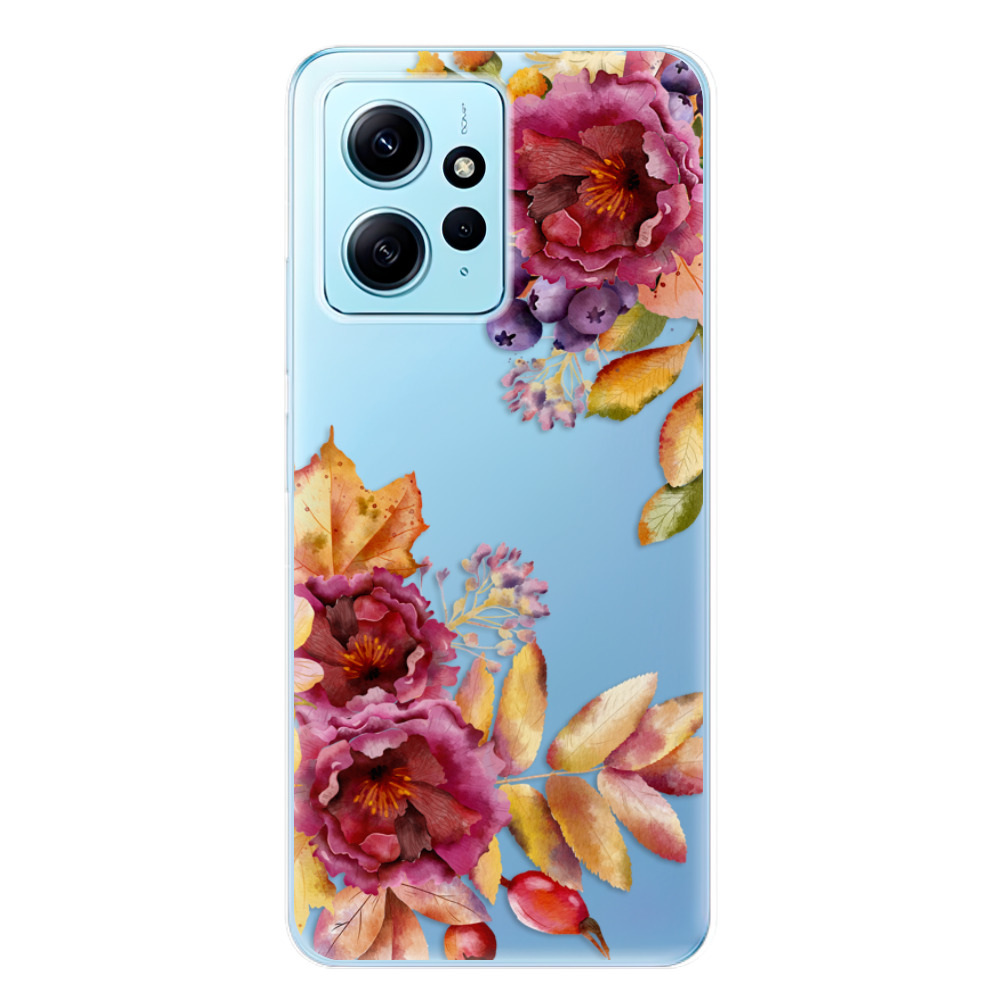 Odolné silikonové pouzdro iSaprio - Fall Flowers - Xiaomi Redmi Note 12 5G
