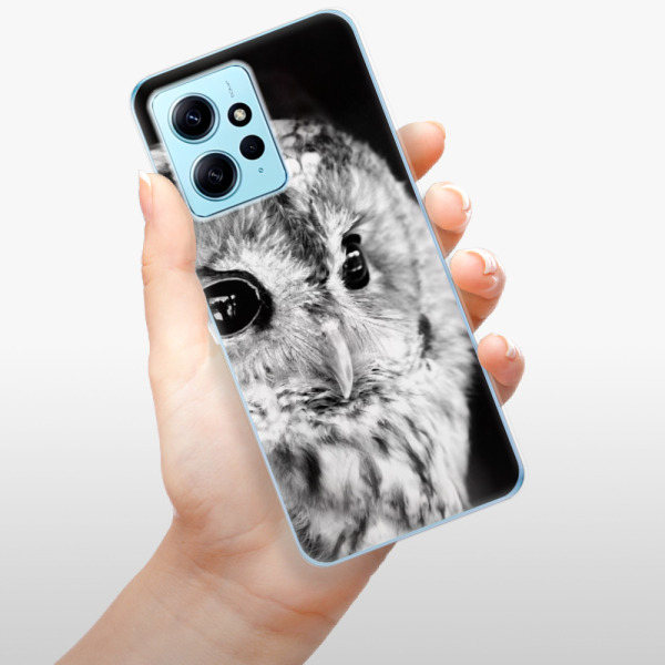Silikonové pouzdro iSaprio - Xiaomi Redmi Note 12 5G / Xiaomi Poco X5 5G - BW Owl