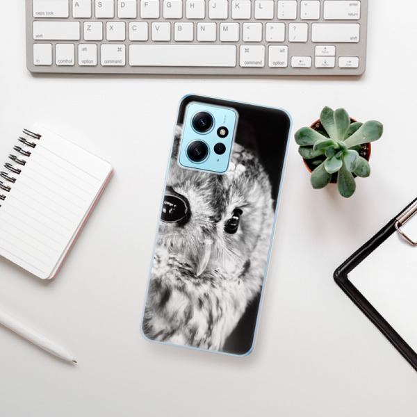Silikonové pouzdro iSaprio - Xiaomi Redmi Note 12 5G / Xiaomi Poco X5 5G - BW Owl