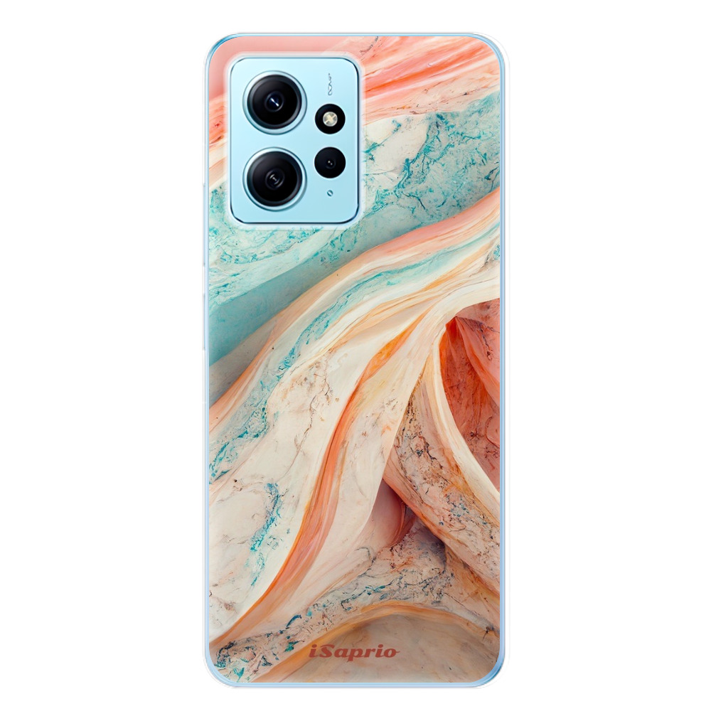 Odolné silikonové pouzdro iSaprio - Orange and Blue - Xiaomi Redmi Note 12 5G