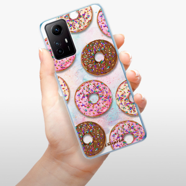 Silikonové pouzdro iSaprio - Xiaomi Redmi Note 12S - Donuts 11