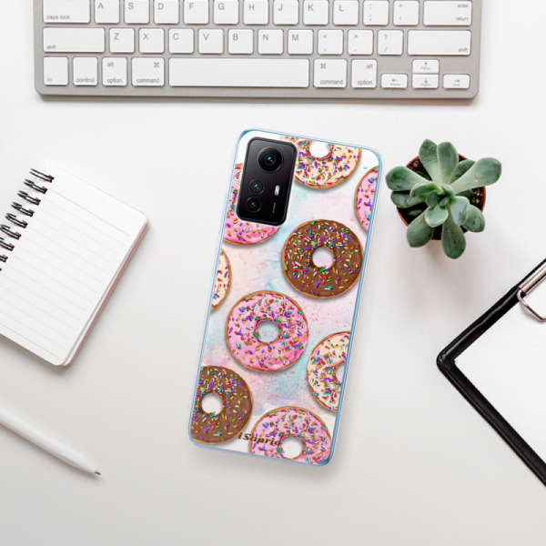 Silikonové pouzdro iSaprio - Xiaomi Redmi Note 12S - Donuts 11