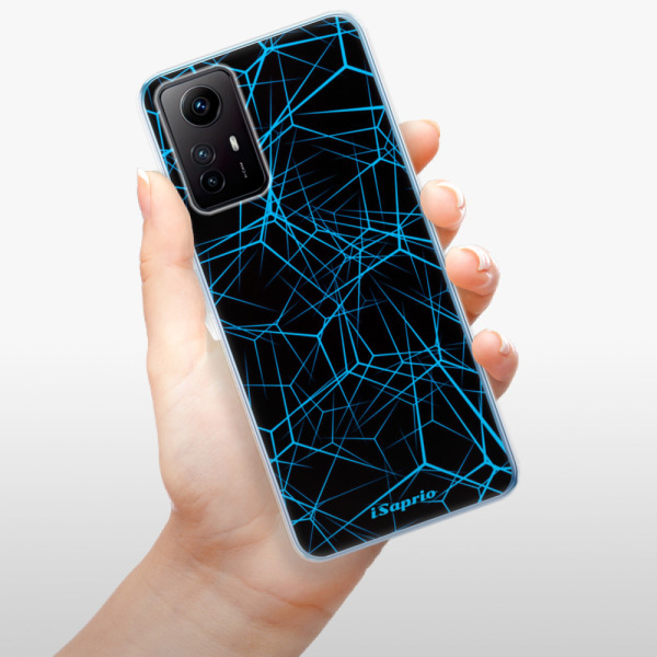 Silikonové pouzdro iSaprio - Xiaomi Redmi Note 12S - Abstract Outlines 12