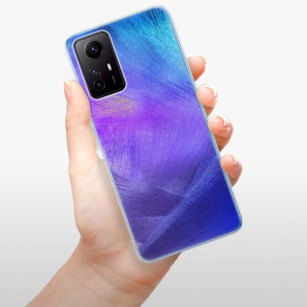 Silikonové pouzdro iSaprio - Xiaomi Redmi Note 12S - Purple Feathers