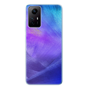 Silikonové pouzdro iSaprio - Xiaomi Redmi Note 12S - Purple Feathers