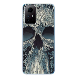 Silikonové pouzdro iSaprio - Xiaomi Redmi Note 12S - Abstract Skull