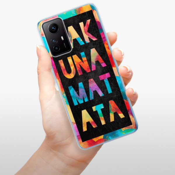Silikonové pouzdro iSaprio - Xiaomi Redmi Note 12S - Hakuna Matata 01