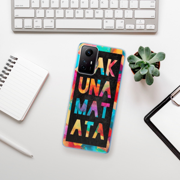 Silikonové pouzdro iSaprio - Xiaomi Redmi Note 12S - Hakuna Matata 01