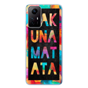 Silikonové pouzdro iSaprio - Xiaomi Redmi Note 12S - Hakuna Matata 01