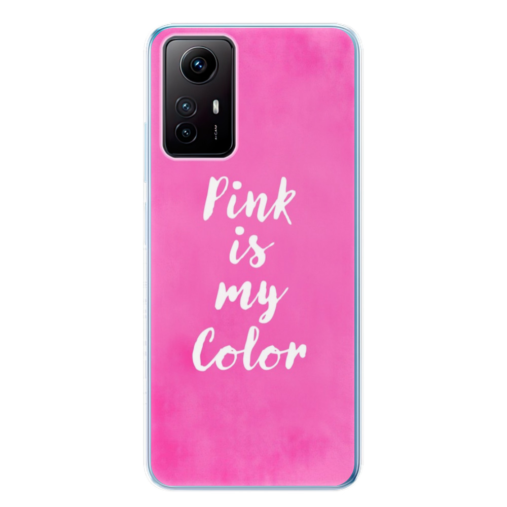 Silikonové odolné pouzdro iSaprio Pink is my color na mobil Xiaomi Redmi Note 12S (Odolný silikonový kryt, obal, pouzdro iSaprio Pink is my color na mobilní telefon Xiaomi Redmi Note 12S)