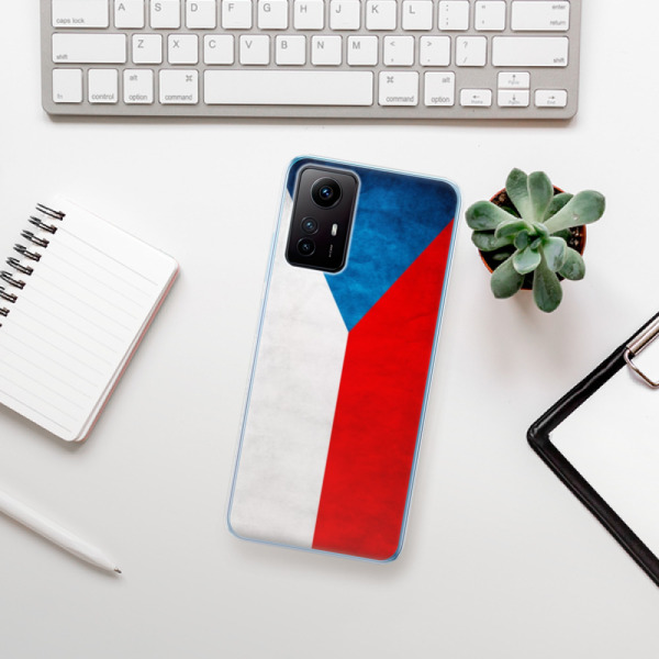 Silikonové pouzdro iSaprio - Xiaomi Redmi Note 12S - Czech Flag