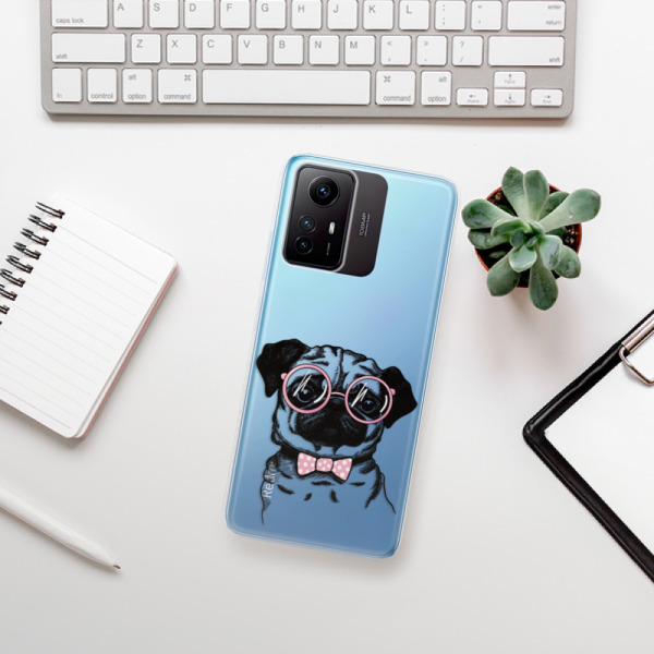 Silikonové pouzdro iSaprio - Xiaomi Redmi Note 12S - The Pug