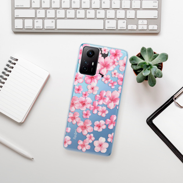 Silikonové pouzdro iSaprio - Xiaomi Redmi Note 12S - Flower Pattern 05