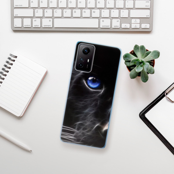 Silikonové pouzdro iSaprio - Xiaomi Redmi Note 12S - Black Puma