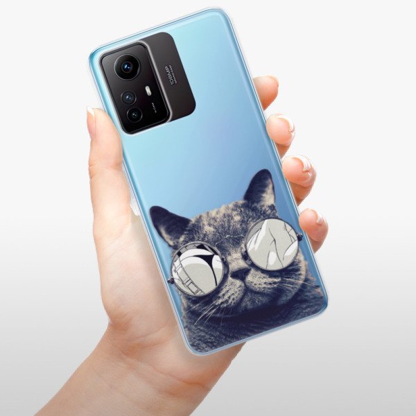 Silikonové pouzdro iSaprio - Xiaomi Redmi Note 12S - Crazy Cat 01