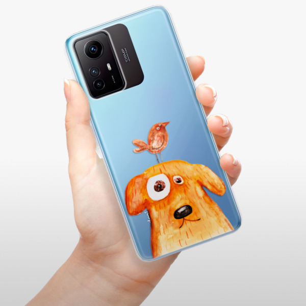 Silikonové pouzdro iSaprio - Xiaomi Redmi Note 12S - Dog And Bird