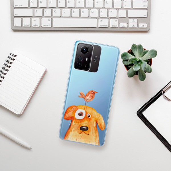 Silikonové pouzdro iSaprio - Xiaomi Redmi Note 12S - Dog And Bird