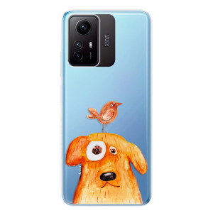 Silikonové pouzdro iSaprio - Xiaomi Redmi Note 12S - Dog And Bird