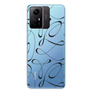 Silikonové pouzdro iSaprio - Xiaomi Redmi Note 12S - Fancy black