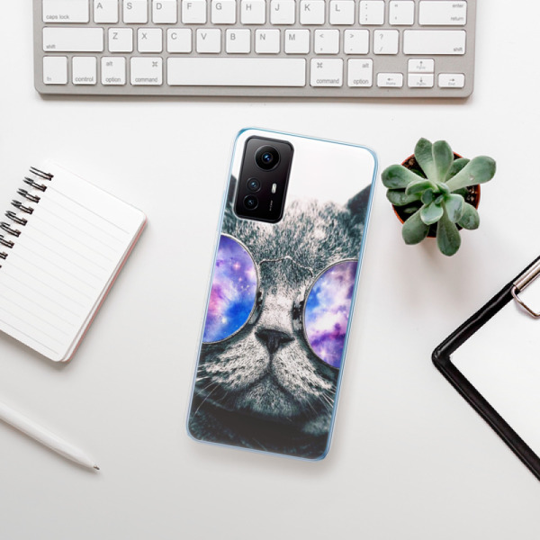 Silikonové pouzdro iSaprio - Xiaomi Redmi Note 12S - Galaxy Cat