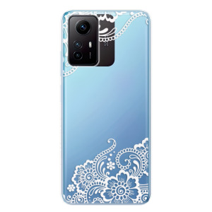 Silikonové pouzdro iSaprio - Xiaomi Redmi Note 12S - White Lace 02