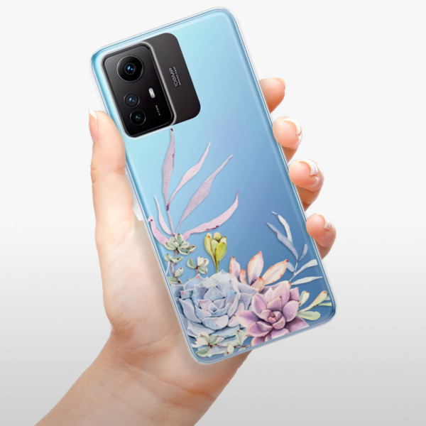 Silikonové pouzdro iSaprio - Xiaomi Redmi Note 12S - Succulent 01