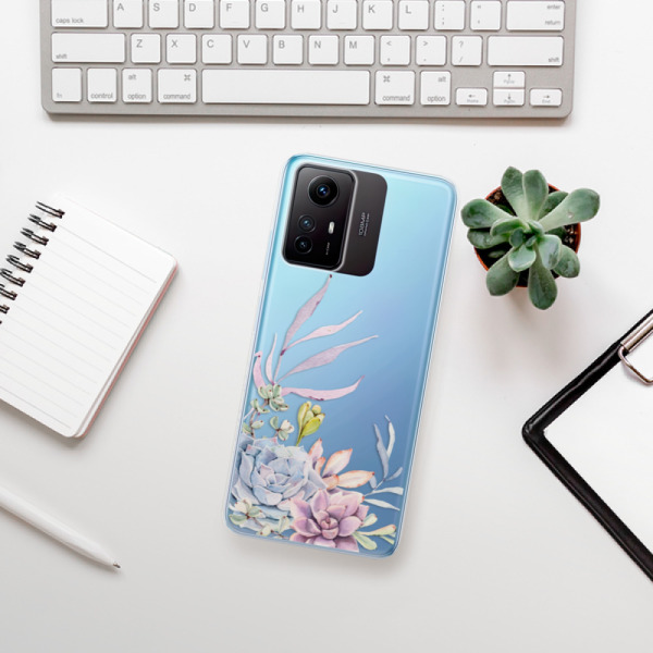 Silikonové pouzdro iSaprio - Xiaomi Redmi Note 12S - Succulent 01