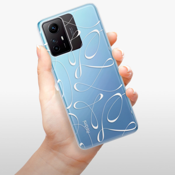 Silikonové pouzdro iSaprio - Xiaomi Redmi Note 12S - Fancy white