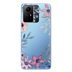 Silikonové pouzdro iSaprio - Xiaomi Redmi Note 12S - Leaves and Flowers