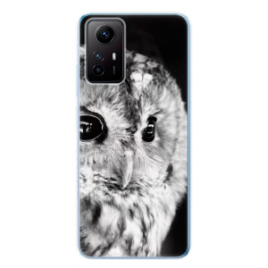 Silikonové pouzdro iSaprio - Xiaomi Redmi Note 12S - BW Owl