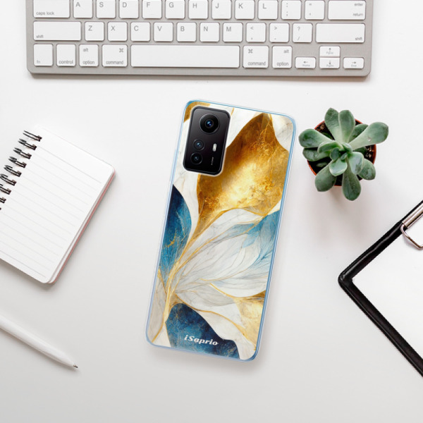 Silikonové pouzdro iSaprio - Xiaomi Redmi Note 12S - Blue Leaves