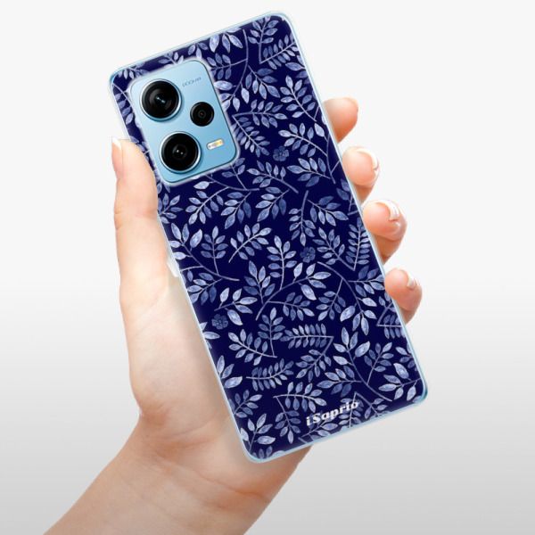 Silikonové pouzdro iSaprio - Xiaomi Redmi Note 12 Pro 5G / Poco X5 Pro 5G - Blue Leaves 05