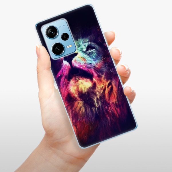 Silikonové pouzdro iSaprio - Xiaomi Redmi Note 12 Pro 5G / Poco X5 Pro 5G - Lion in Colors