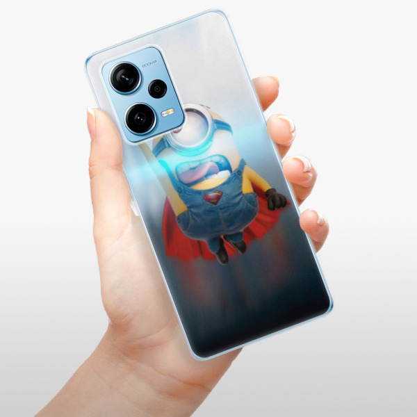 Silikonové pouzdro iSaprio - Xiaomi Redmi Note 12 Pro 5G / Poco X5 Pro 5G - Mimons Superman 02