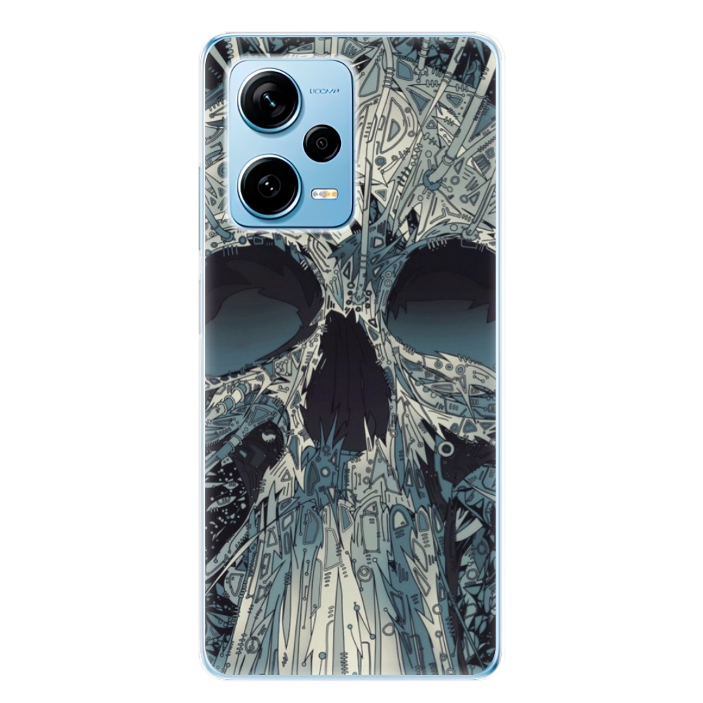 Odolné silikonové pouzdro iSaprio - Abstract Skull - Xiaomi Redmi Note 12 Pro 5G / Poco X5 Pro 5G