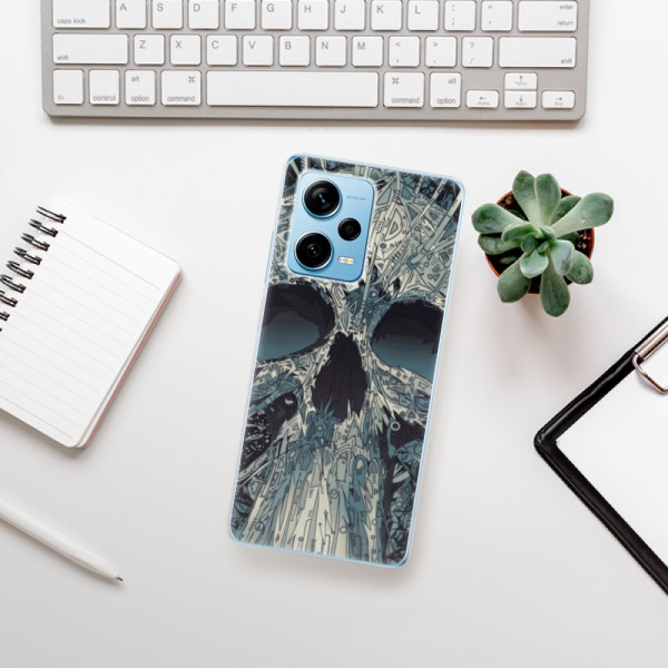Silikonové pouzdro iSaprio - Xiaomi Redmi Note 12 Pro 5G / Poco X5 Pro 5G - Abstract Skull