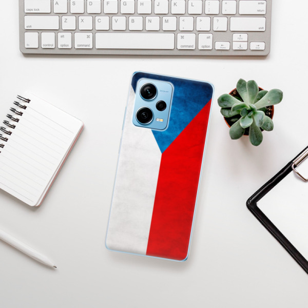 Silikonové pouzdro iSaprio - Xiaomi Redmi Note 12 Pro 5G / Poco X5 Pro 5G - Czech Flag