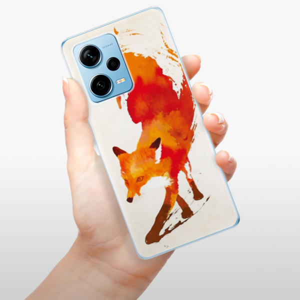 Silikonové pouzdro iSaprio - Xiaomi Redmi Note 12 Pro 5G / Poco X5 Pro 5G - Fast Fox