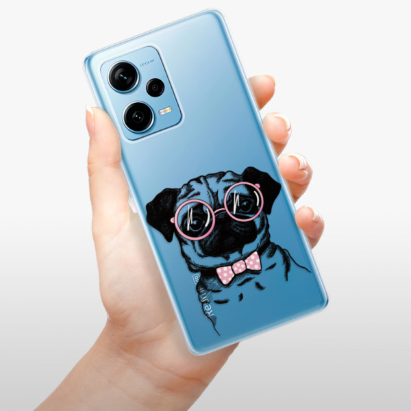 Silikonové pouzdro iSaprio - Xiaomi Redmi Note 12 Pro 5G / Poco X5 Pro 5G - The Pug