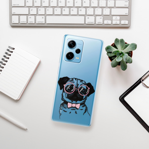 Silikonové pouzdro iSaprio - Xiaomi Redmi Note 12 Pro 5G / Poco X5 Pro 5G - The Pug